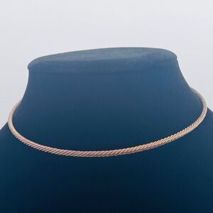 Vintage Copper Omega Choker Collar Necklace | EUC